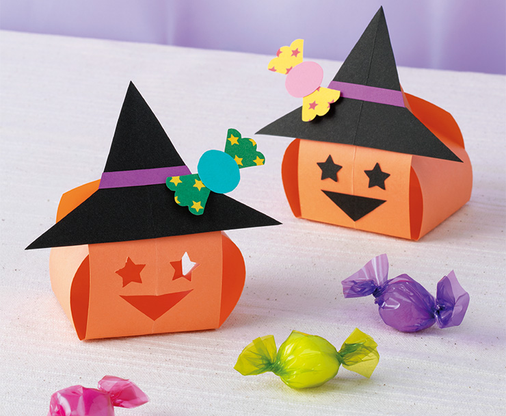 ハロウィン「かぼちゃのキャンディボックス」