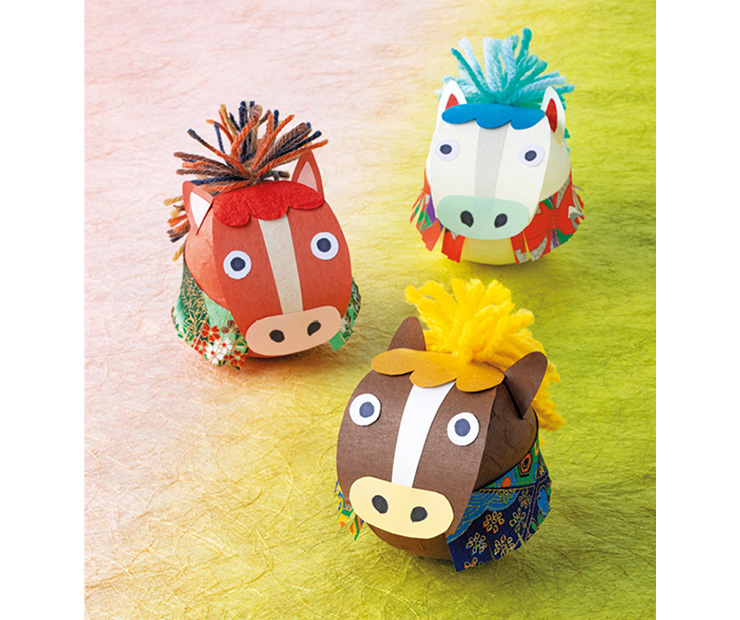 干支のはりこ「はりこのうま」