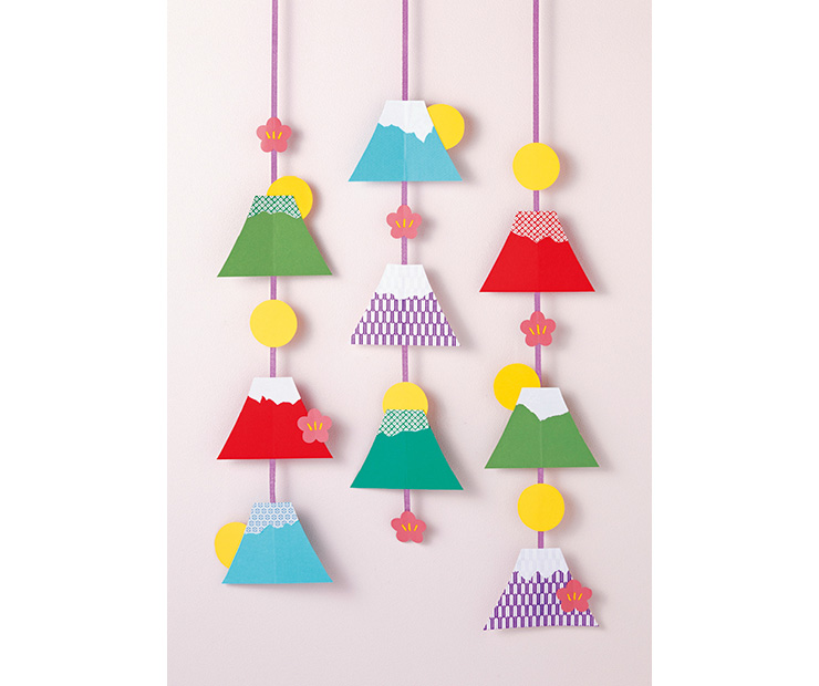 富士山の吊るし飾り