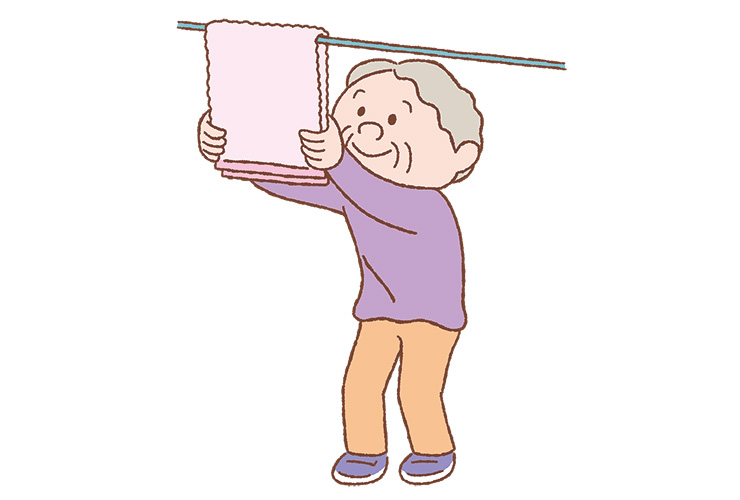 手指や全身の柔軟性を鍛えて家事動作をスムーズに！